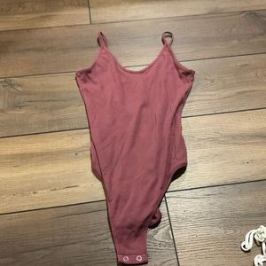 Maroon Body Suit